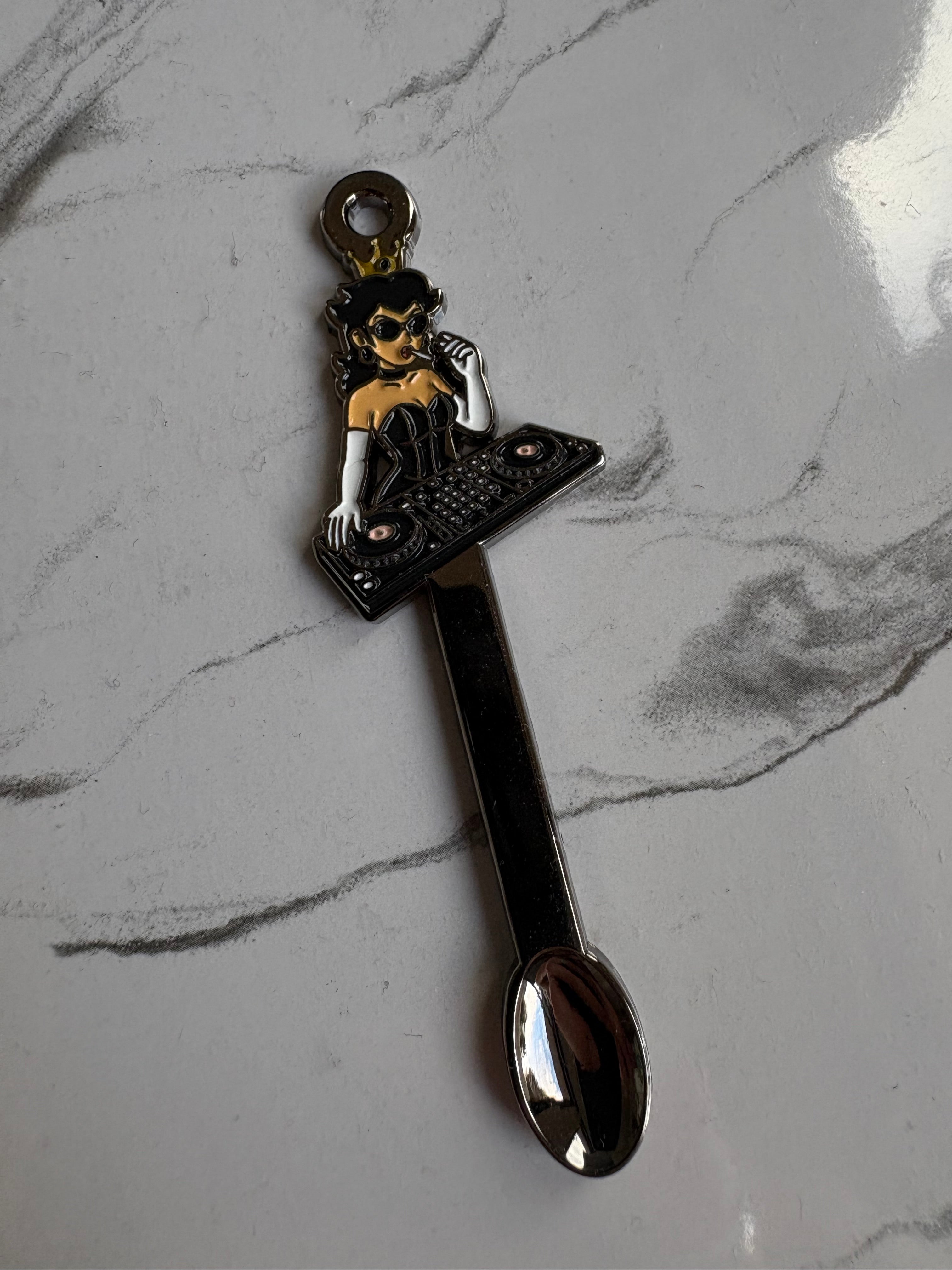 DJ Peach Mini Spoon – Lastone Spoons